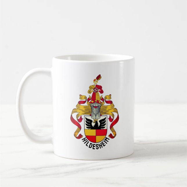Coat of Arms of Hildesheim, Germany Coffee Mug (Left)