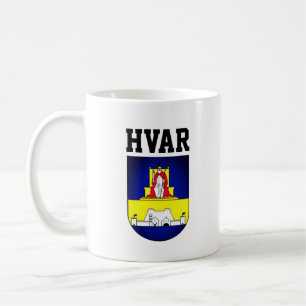 Coat of arms of Hvar - Croatia Coffee Mug