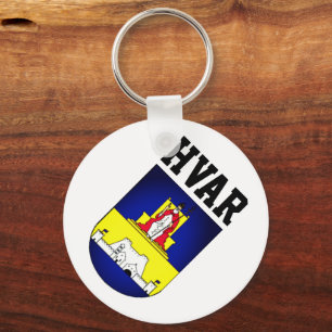 Coat of arms of Hvar - Croatia Key Ring