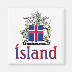 Coat of Arms of Iceland Magnet
