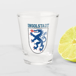 Coat of Arms of Ingolstadt, Bavaria - GERMANY Shot Shot Glass