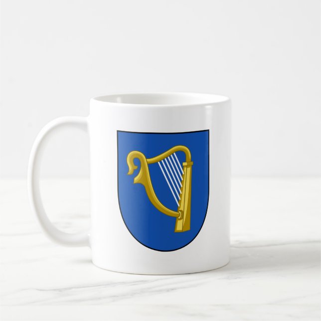 Coat of Arms of Ireland Coffee Mug (Left)