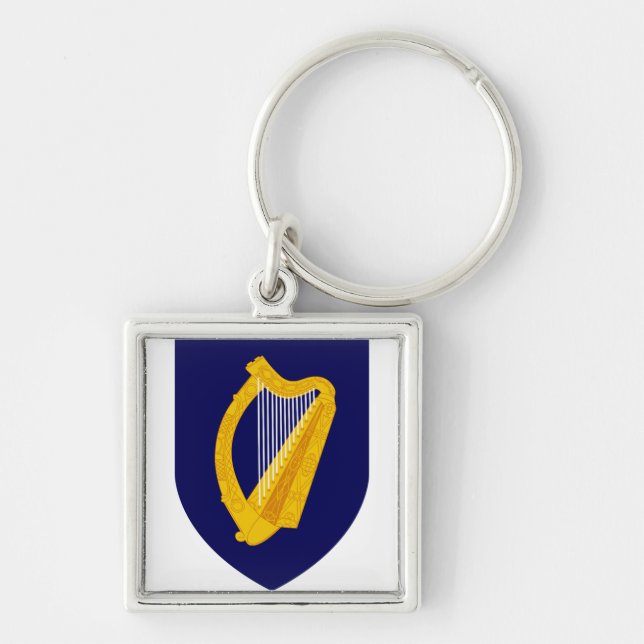 Coat of arms of Ireland Key Ring (Front)