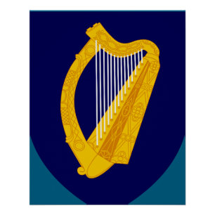 Coat of arms of Ireland Poster
