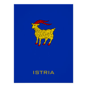 Coat of Arms of Istria Adriatic Legacy Poster