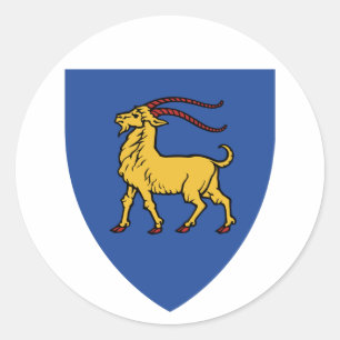 Coat of Arms of Istria Classic Round Sticker
