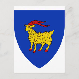 Coat of arms of Istria in Croatia Postcard