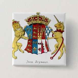 Coat of Arms of Jane Seymour 15 Cm Square Badge