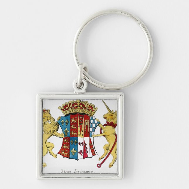 Coat of Arms of Jane Seymour Key Ring (Front)