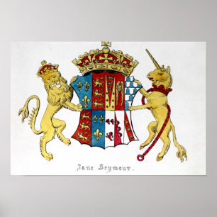 Coat of Arms of Jane Seymour Poster