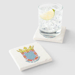Coat of Arms of Jerez de la Frontera Stone Coaster