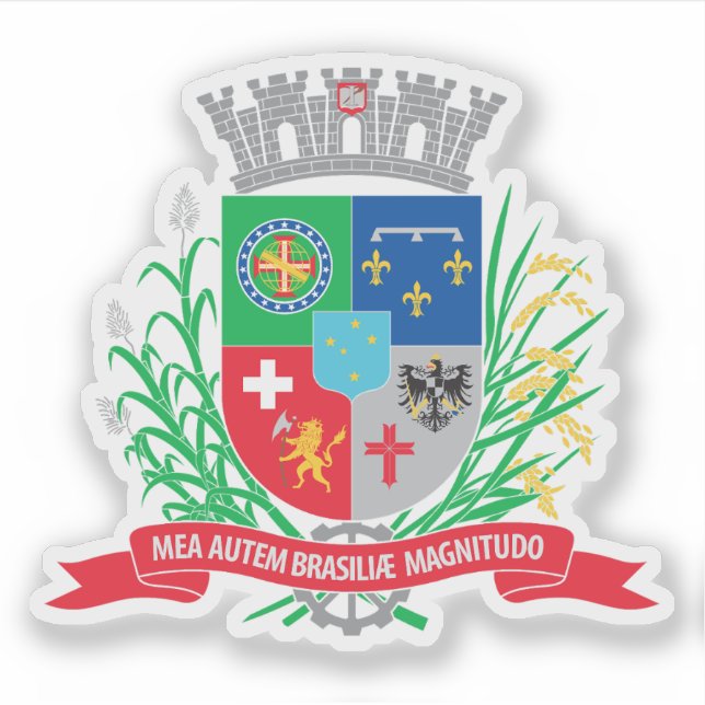 Coat of arms of Joinville, Brazil (Front)