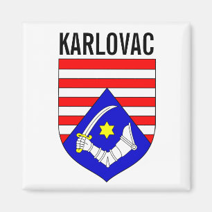 Coat of Arms of Karlovac County, Croatia Magnet
