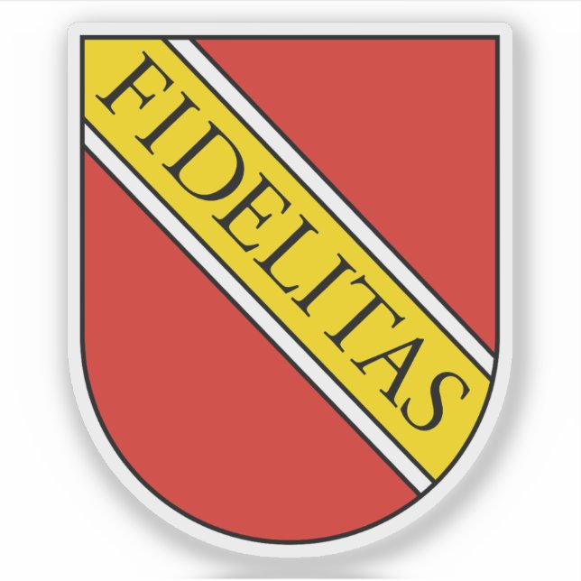 Coat of arms of Karlsruhe, Germany (Front)