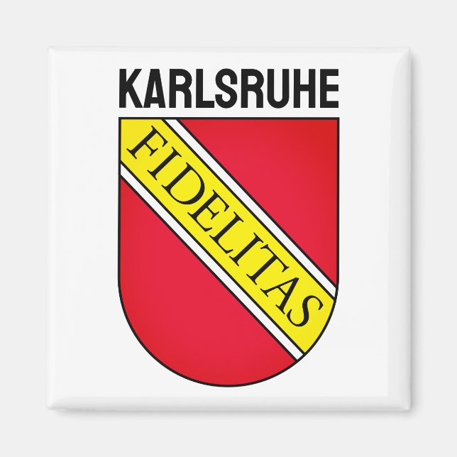 Coat of Arms of Karlsruhe, GERMANY Magnet (Front)