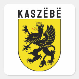 Coat of Arms of Kashubia Square Sticker