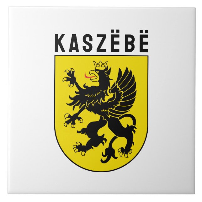 Coat of Arms of Kashubia Tile (Front)