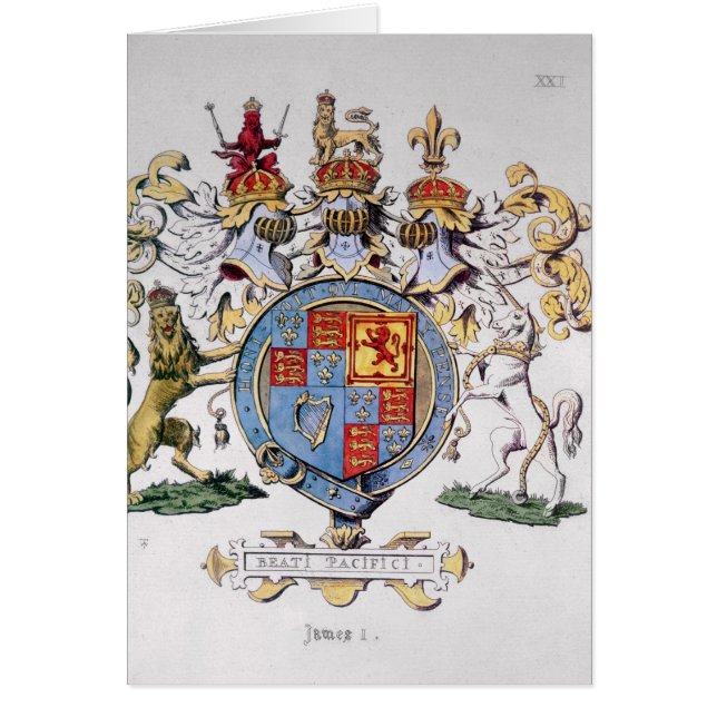 Coat of Arms of King James I of England (Front)