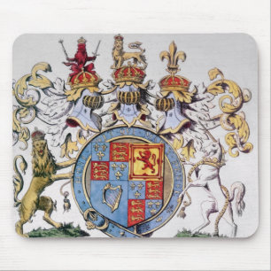 Coat of Arms of King James I of England Mouse Mat
