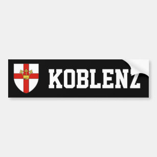 Coat of Arms of Koblenz, Germany Bumper Sticker