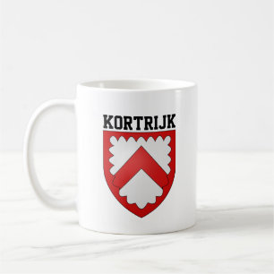 Coat of arms of Kortrijk, Belgium Coffee Mug