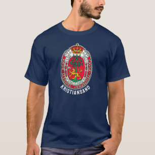 Coat of Arms of Kristiansand, NORWAY T-Shirt
