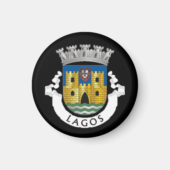 Coat of Arms of Lagos, Portugal Magnet (Front)