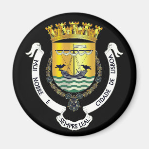 Coat of Arms of Lisbon, Portugal Magnet