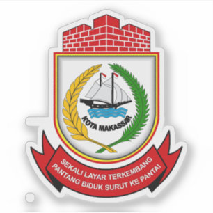 Coat of arms of Makassar, Indonesia