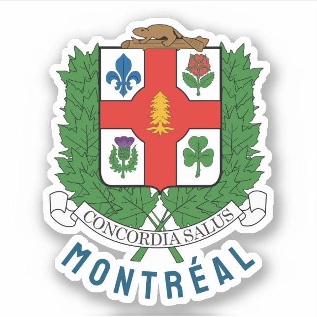 Coat of Arms of Montreal, CANADA (Front)