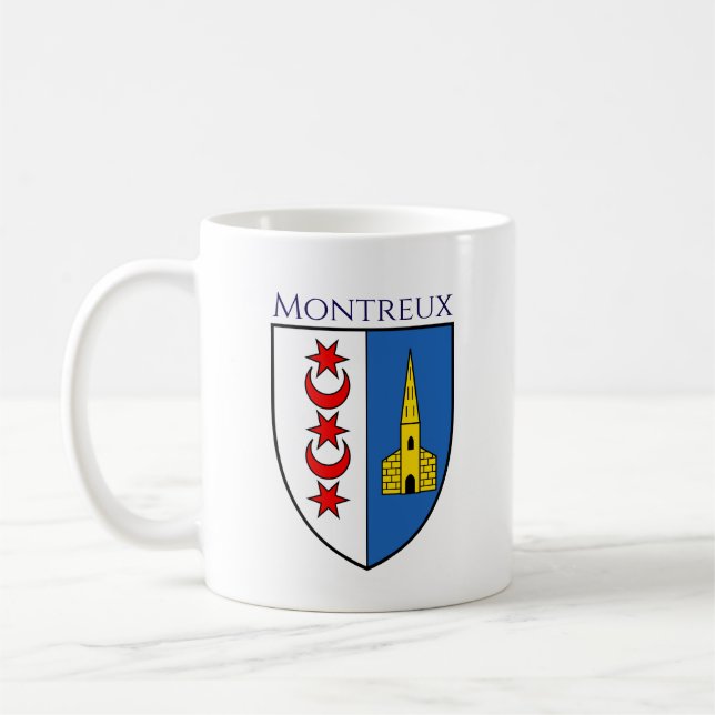 Coat of arms of Montreux, Switzerland Coffee Mug (Left)