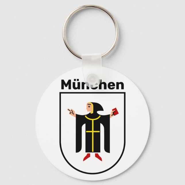 Coat of Arms of Munich Key Ring (Front)