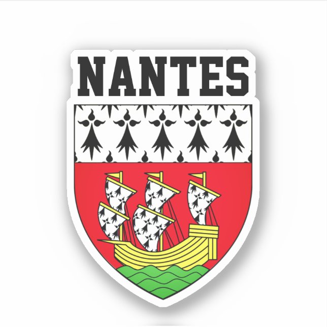 Coat of Arms of Nantes, France (Front)