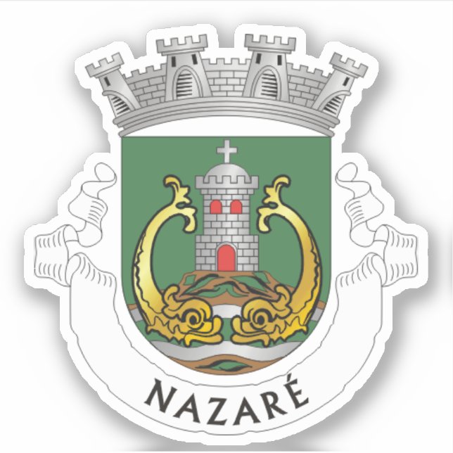Coat of Arms of Nazaré, Portugal (Front)