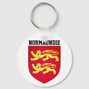 Coat of Arms of Normandy - FRANCE Key Ring