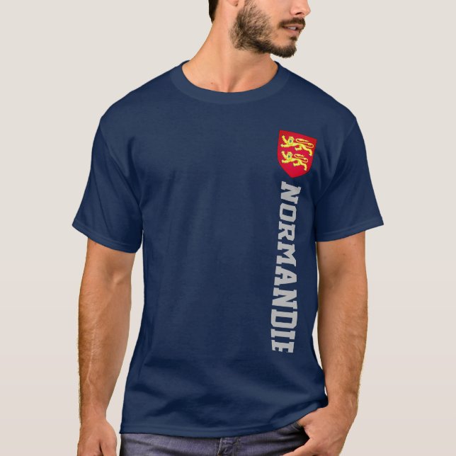 Coat of Arms of Normandy - FRANCE T-Shirt (Front)