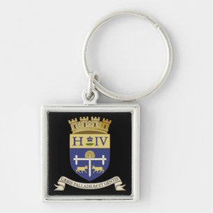 Coat of Arms of Pau, Pyrénées-Atlantiques (FRANCE) Key Ring