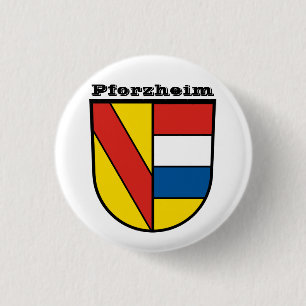 Coat of Arms of Pforzheim, Germany 3 Cm Round Badge