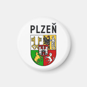 Coat of Arms of Plzeň, Czech Republic Magnet