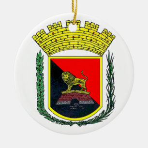 Coat of Arms of Ponce, Puerto Rico Ceramic Tree Decoration