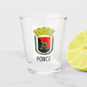 Coat of Arms of Ponce, Puerto Rico Shot Glass