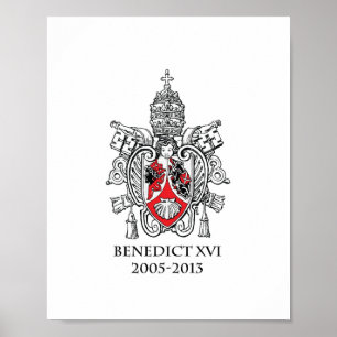 Coat of Arms of Pope Benedict XVI Print
