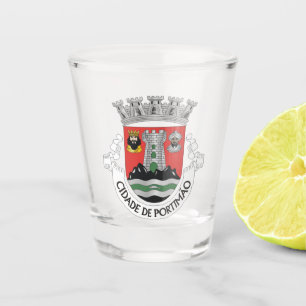 Coat of Arms of Portimão, PORTUGAL Shot Glass