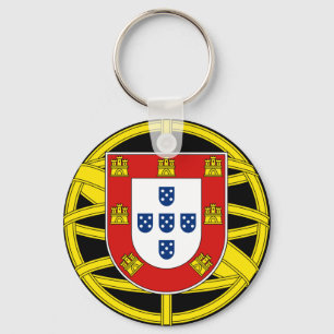 Coat of Arms of Portugal (Lesser coa) Key Ring