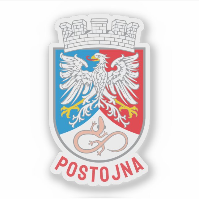 Coat of Arms of Postojna, Slovenia (Front)