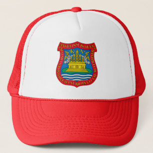Coat of Arms of Puebla de los Ángeles, México Trucker Hat
