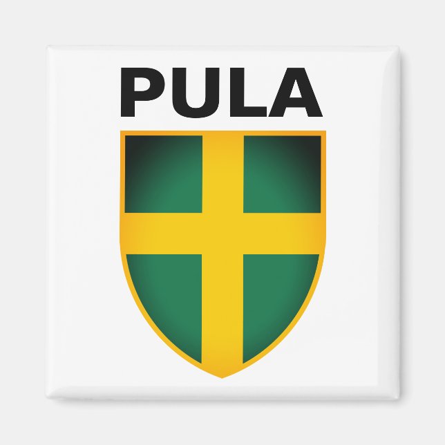 Coat of Arms of Pula (Istria), Croatia Magnet (Front)