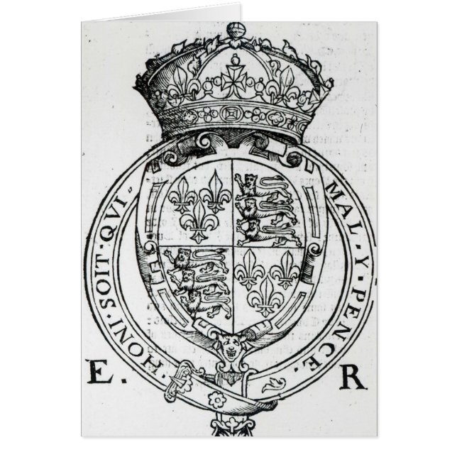 Coat of Arms of Queen Elizabeth I (Front)