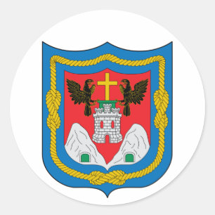 Coat of Arms of Quito, Ecuador Classic Round Stick Sticker