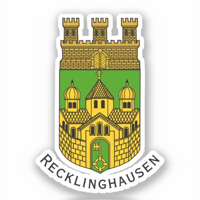 Coat of Arms of Recklinghausen, Germany (Front)